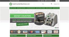 Desktop Screenshot of cashcountermachines.com