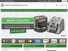 Tablet Screenshot of cashcountermachines.com